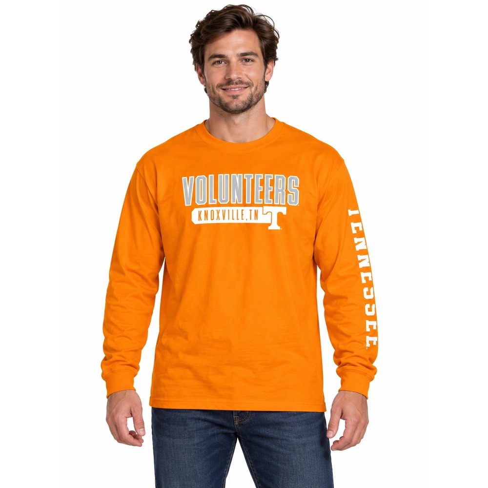 Russell Athletic Tennessee Volunteers Long Sleeve Shirt Orange Mens XL NWT NCAA